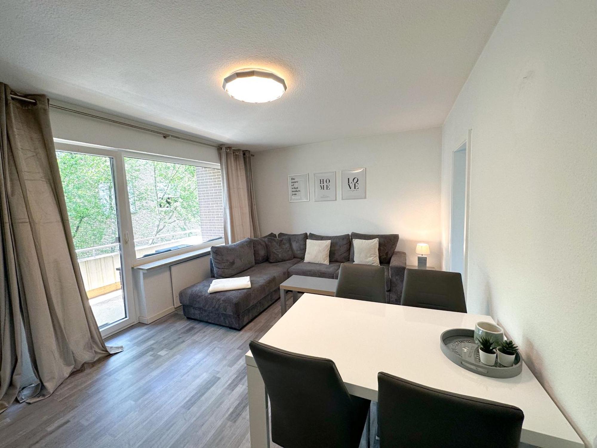 Stilvolles, Frisch Renoviertes 2Zi Apartment Mit Kueche Und Balkon In Kliniknaehe Bad Oeynhausen Zewnętrze zdjęcie