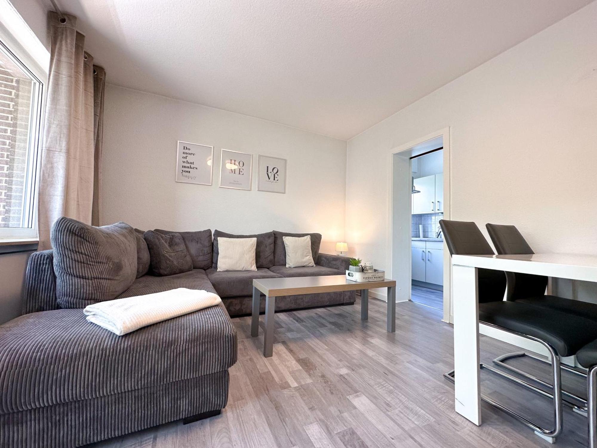 Stilvolles, Frisch Renoviertes 2Zi Apartment Mit Kueche Und Balkon In Kliniknaehe Bad Oeynhausen Zewnętrze zdjęcie